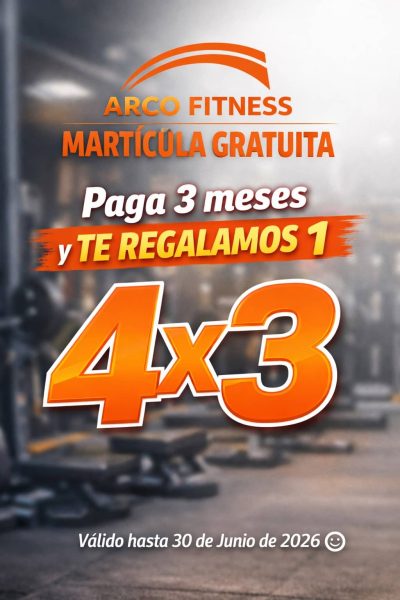 Oferta Arco Fitness Nuevos Clientes 4x3